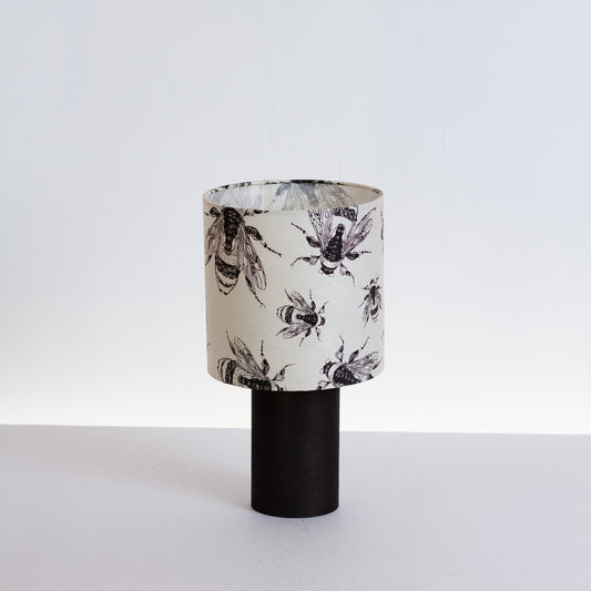 Matching Table Lamp Small with Drum Lamp Shade ~ Bees (P42)