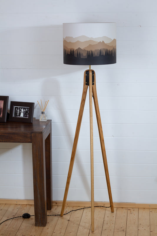 Landscape #4 Oak Tripod - Brown