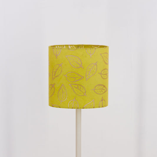 Oval Lamp Shades B117 Batik Leaf Lime