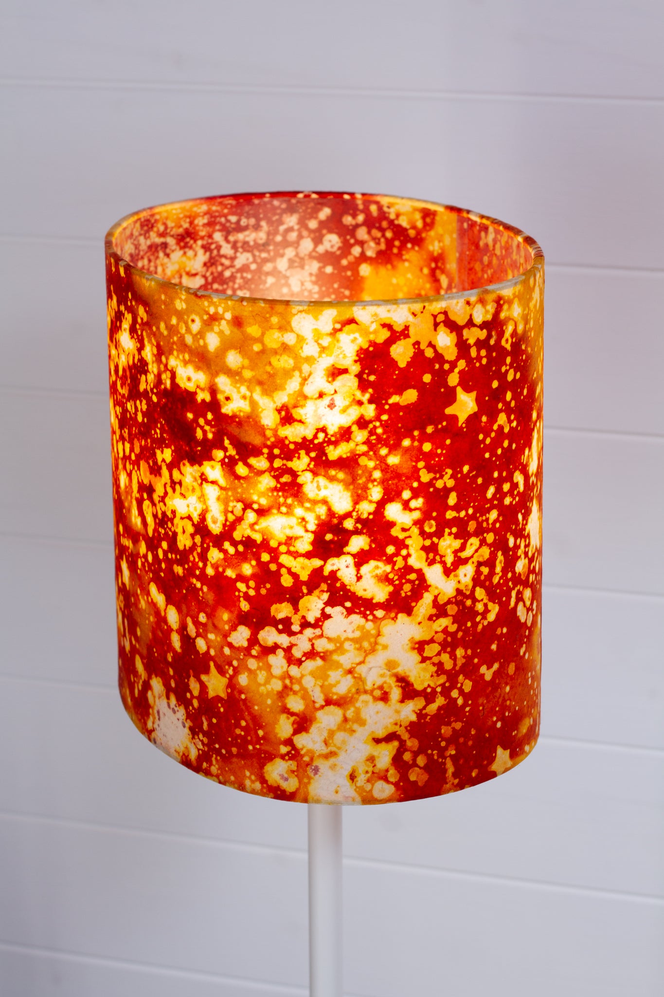 Oval Lamp Shade - B112 ~ Batik Lava, 30cm(w) x 25cm(h) x 22cm(d)