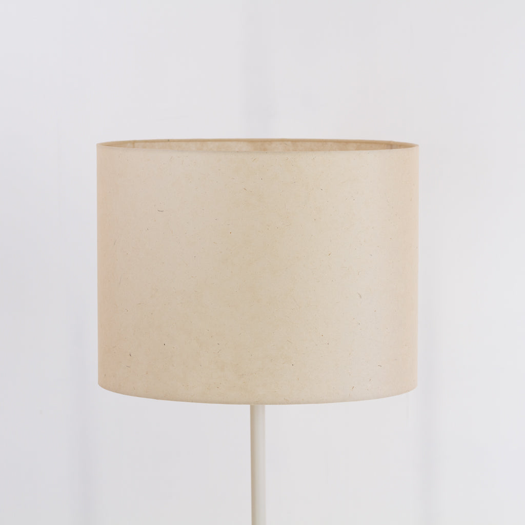 Oval Lamp Shade - P54 - Natural Lokta, 40cm(w) x 30cm(h) x 30cm(d)