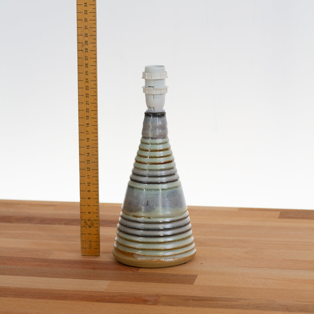 Stoneware Table Lamp Base - Green & Blue (Base only)