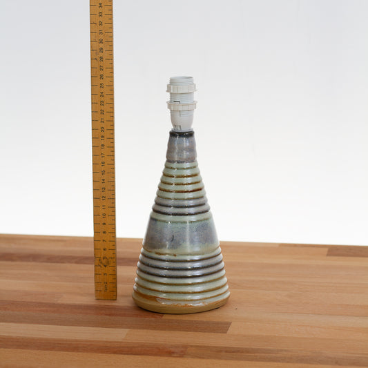 Stoneware Table Lamp Base - Green & Blue (Base only)