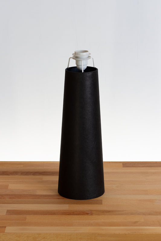 Matching Lamp Base Large - Black Lokta P55 ~ (Base only)