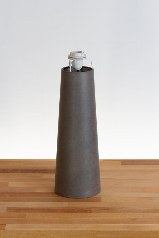 Matching Lamp Base Large - Grey Lokta P53 ~ (Base only)