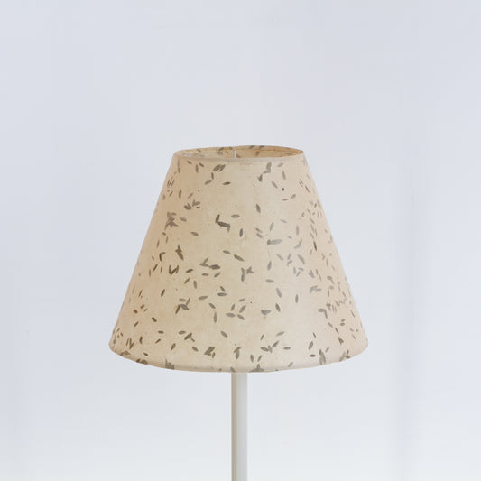 Conical Lamp Shade P95 - Little Leaves, 15cm(top) x 30cm(bottom) x 22cm(height)