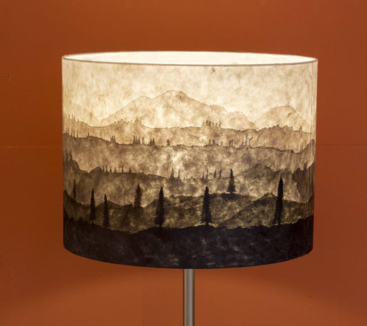 Original Ink Sketch Lamp Shade ~ Warm Grey - 40x30cm