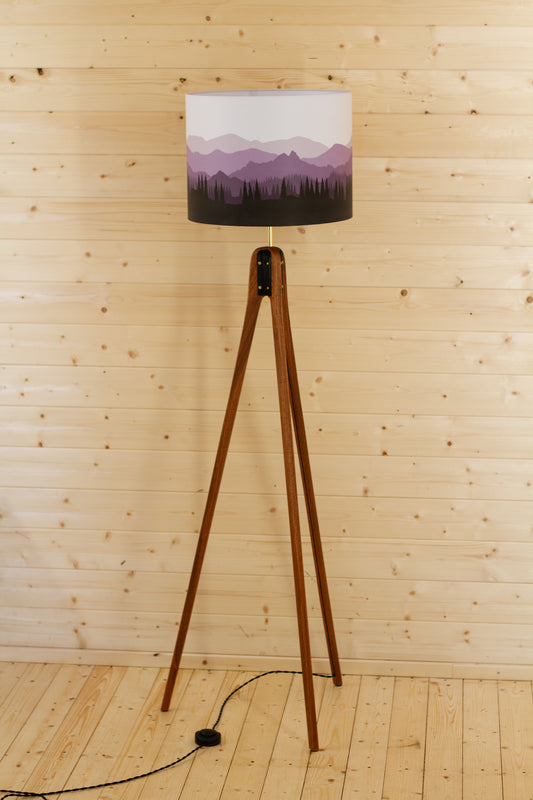 Landscape #4 Sapele Tripod - Purple