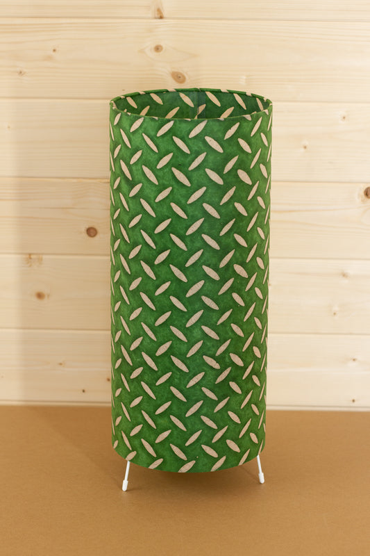 Free Standing Table Lamp Large - P96 - Batik Tread Plate Green