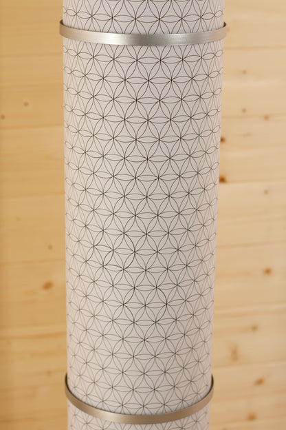 3 Panel Floor Lamp - B108 ~ Flower of Life, 20cm(d) x 1.4m(h)
