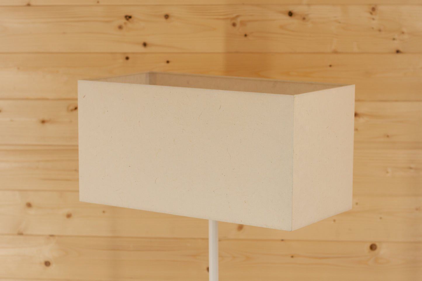 Rectangle Lamp Shade - P54 - Natural Lokta, 50cm(w) x 25cm(h) x 25cm(d)