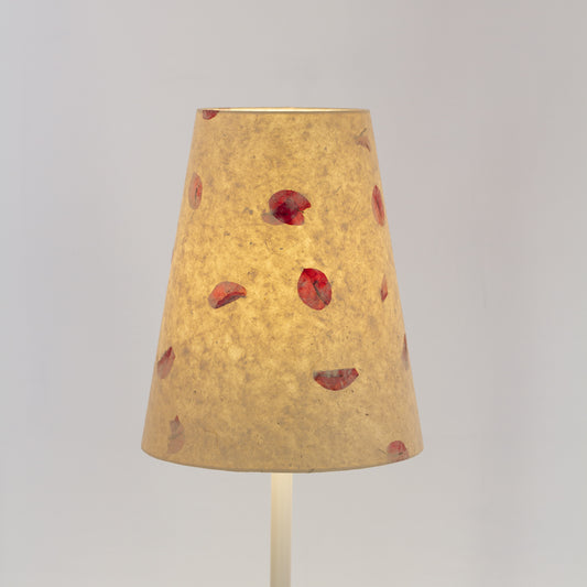 Conical Lamp Shade ~ 15cm(top) x 25cm(bottom) x 30cm(height) P33 Rose Petals