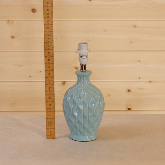 Yarra Ceramic Table Lamp (Base only) - Duckegg Blue