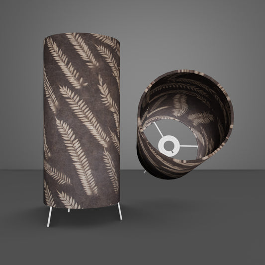 Free Standing Table Lamp Small - P26 ~ Resistance Dyed Brown Fern