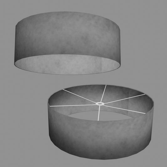 Drum Lamp Shade - P53 - Pewter Grey, 60cm(d) x 20cm(h)
