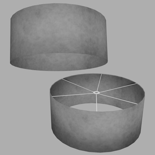 Drum Lamp Shade - P53 - Pewter Grey, 70cm(d) x 30cm(h)