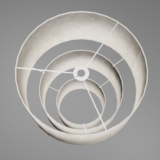 3 Tier Lamp Shade - P54 - Natural Lokta, 40cm x 20cm, 30cm x 17.5cm & 20cm x 15cm