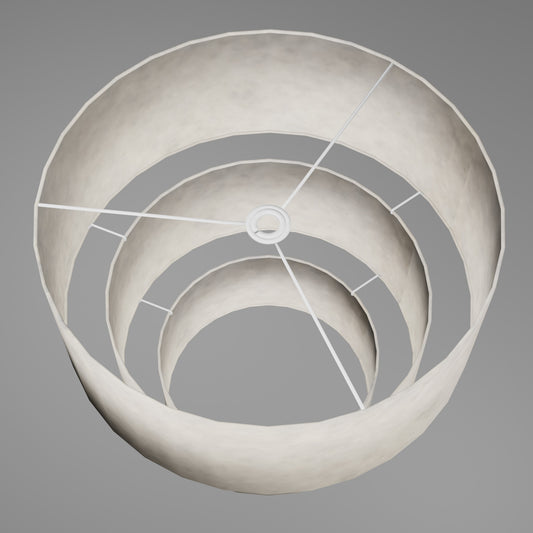 3 Tier Lamp Shade - P54 - Natural Lokta, 50cm x 20cm, 40cm x 17.5cm & 30cm x 15cm