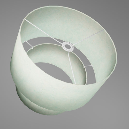 2 Tier Lamp Shade - P65 - Turquoise Lokta, 40cm x 20cm & 30cm x 15cm