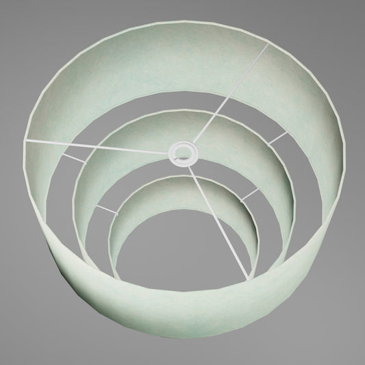 3 Tier Lamp Shade - P65 - Turquoise Lokta, 50cm x 20cm, 40cm x 17.5cm & 30cm x 15cm