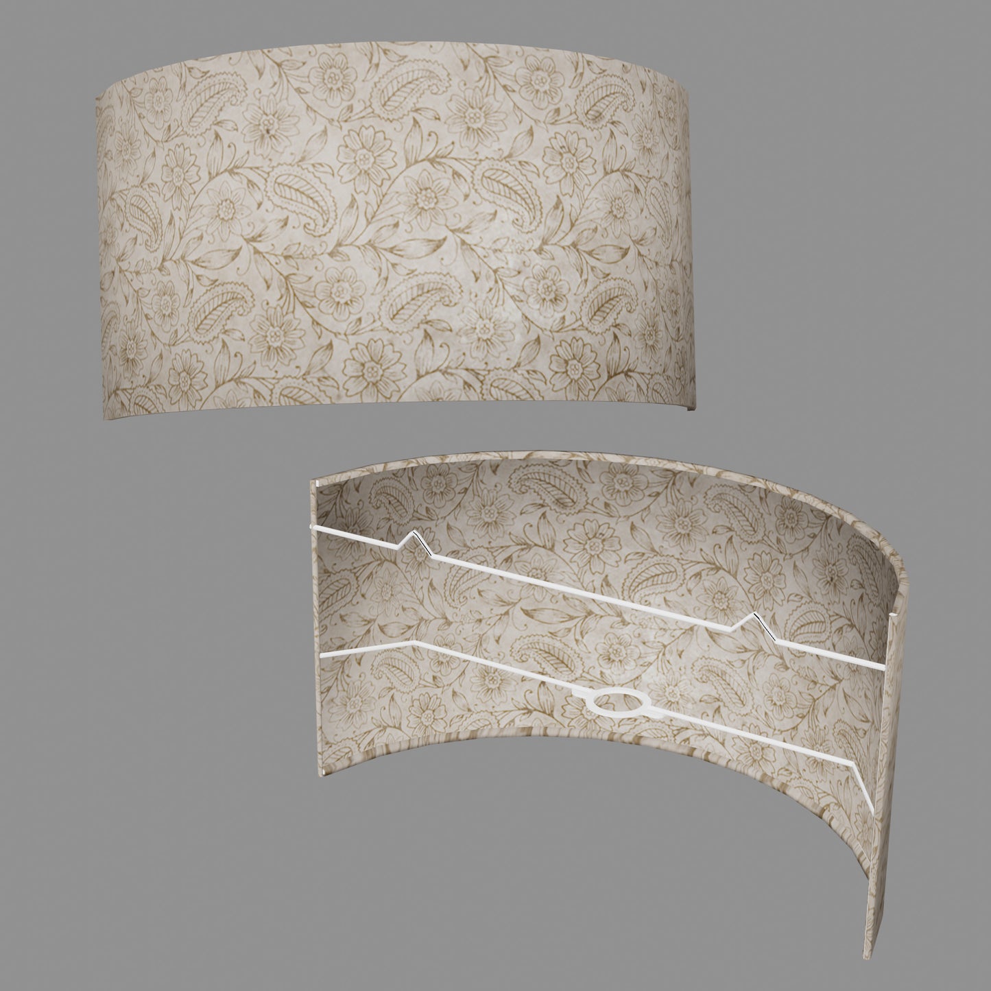 Wall Light - P69 - Garden Gold on Natural, 36cm(wide) x 19cm(h)