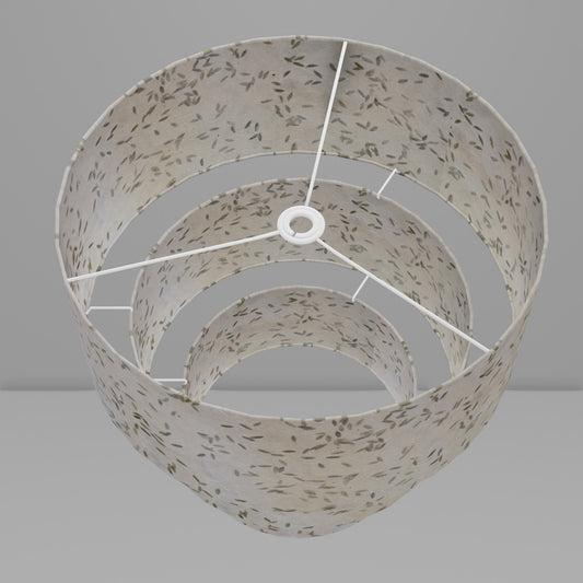 3 Tier Lamp Shade - P95 - Little Leaves, 50cm x 20cm, 40cm x 17.5cm & 30cm x 15cm