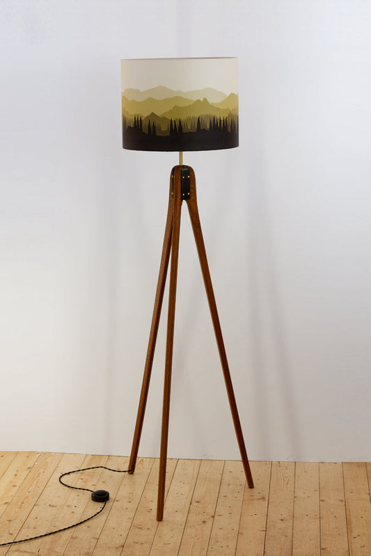 Landscape #4 Sapele Tripod - Yellow