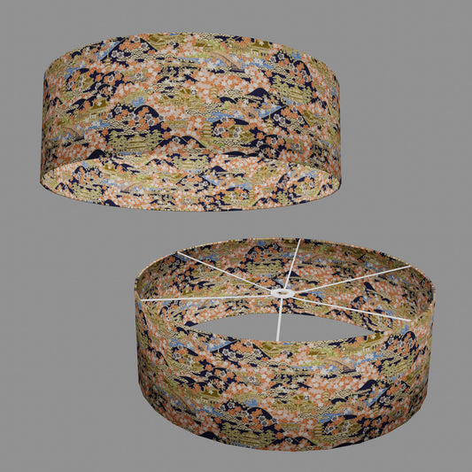 Drum Lamp Shade - W06 - Kyoto, 60cm(d) x 20cm(h)