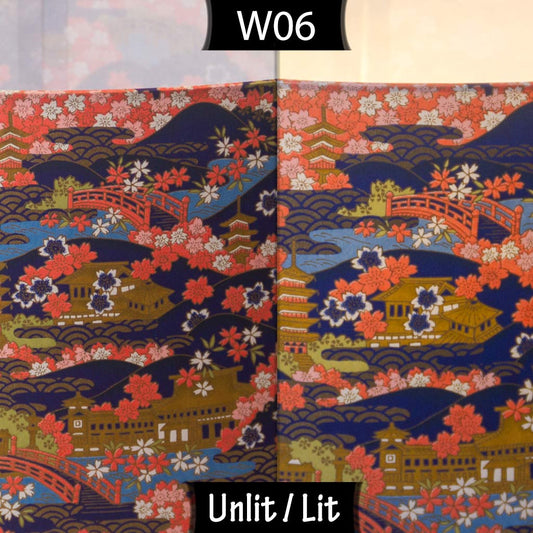 Drum Lamp Shade - W06 ~ Kyoto, 40cm(d) x 40cm(h) - Imbue Lighting
