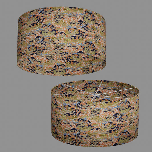 Drum Lamp Shade - W06 ~ Kyoto, 60cm(d) x 30cm(h)