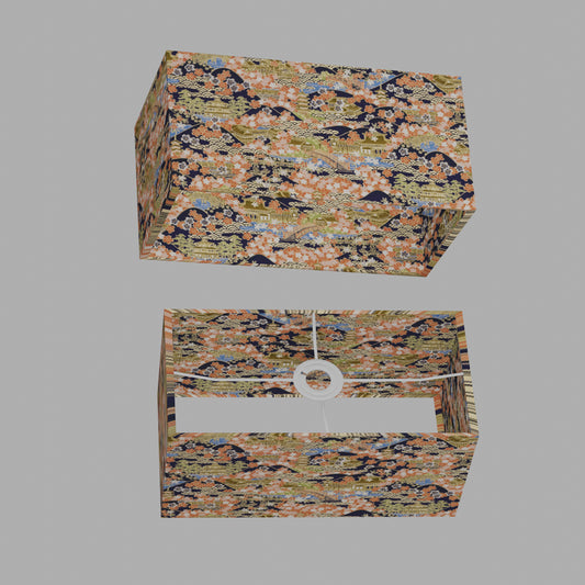 Rectangle Lamp Shade - W06 ~ Kyoto, 40cm(w) x 20cm(h) x 20cm(d)