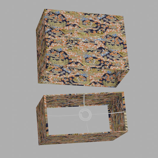 Rectangle Lamp Shade - W06 ~ Kyoto, 40cm(w) x 30cm(h) x 20cm(d)