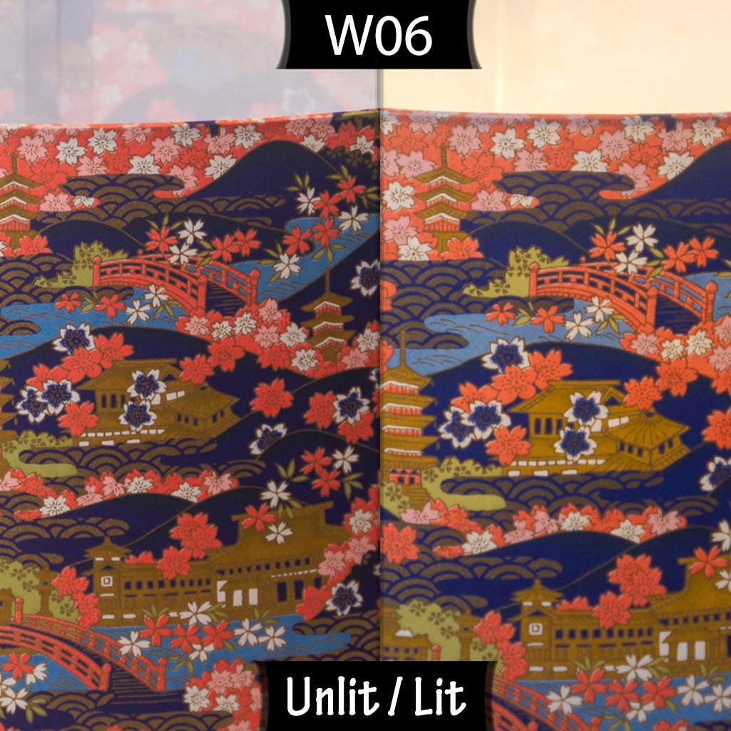 3 Panel Floor Lamp - W06 - Kyoto, 20cm(d) x 1.4m(h)