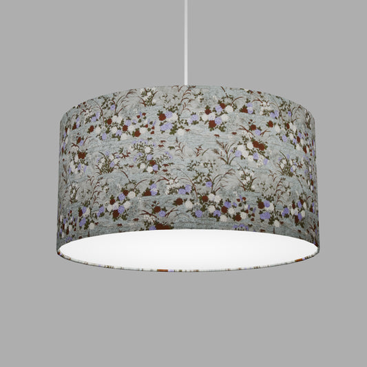 Drum Lamp Shade - W08 ~ Lily Pond, 40cm(d) x 20cm(h)