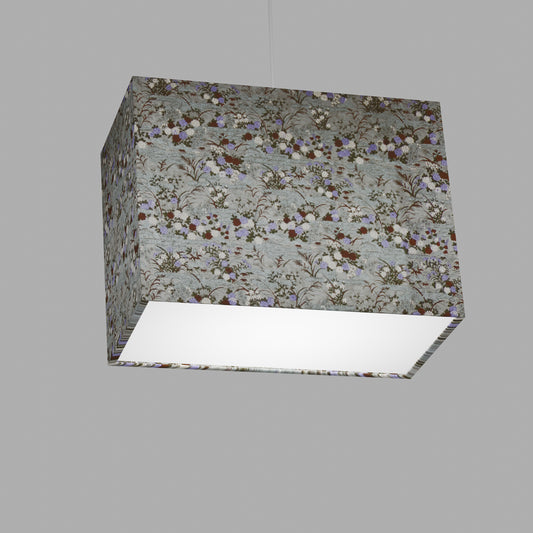 Rectangle Lamp Shade - W08 ~ Lily Pond, 40cm(w) x 30cm(h) x 20cm(d)