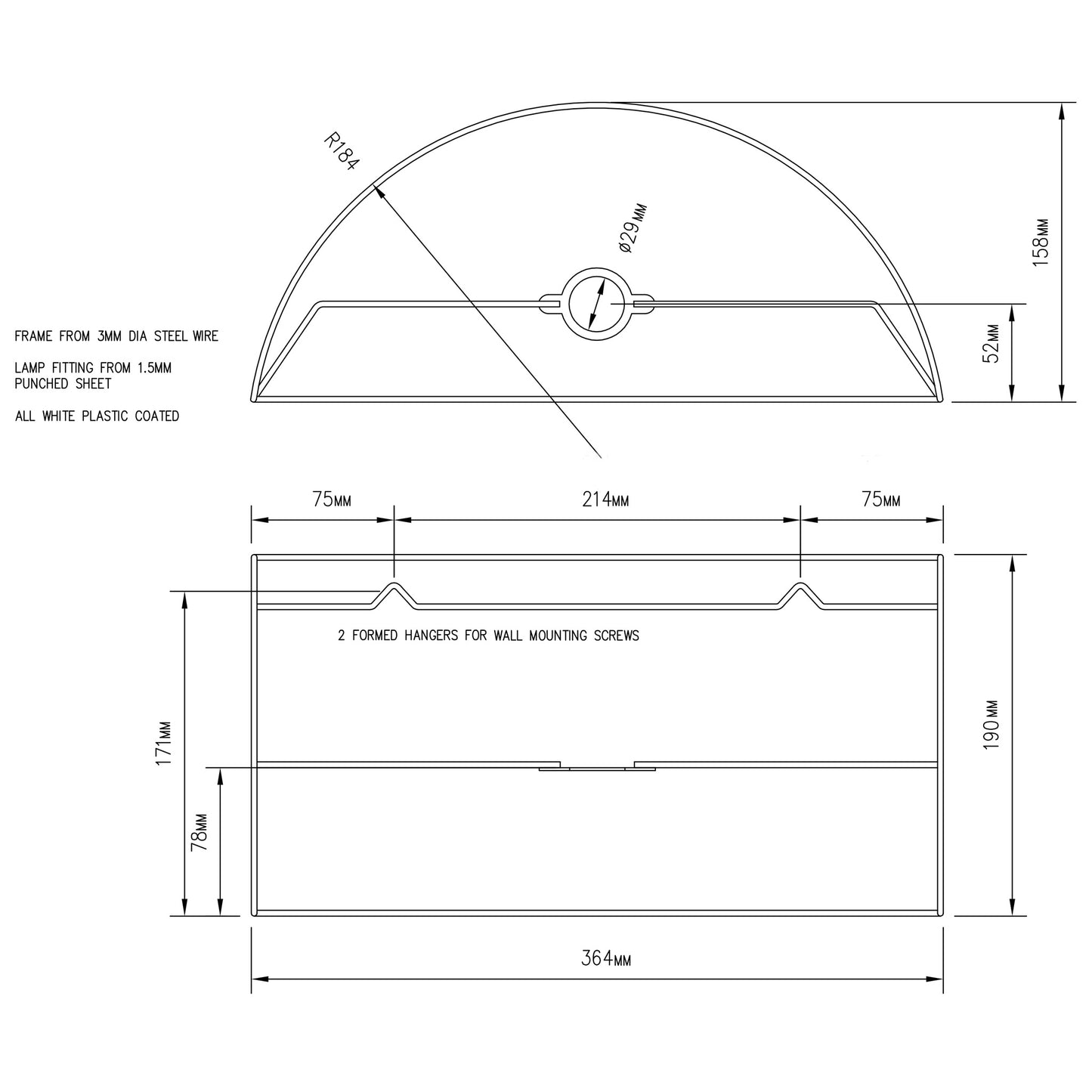 Wall Light - B117 Batik Leaf Lime, 36cm(wide) x 20cm(h)