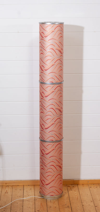 3 Panel Floor Lamp - W09 ~ Peach Hills, 20cm(d) x 1.4m(h)