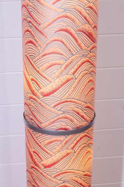 3 Panel Floor Lamp - W09 ~ Peach Hills, 20cm(d) x 1.4m(h)