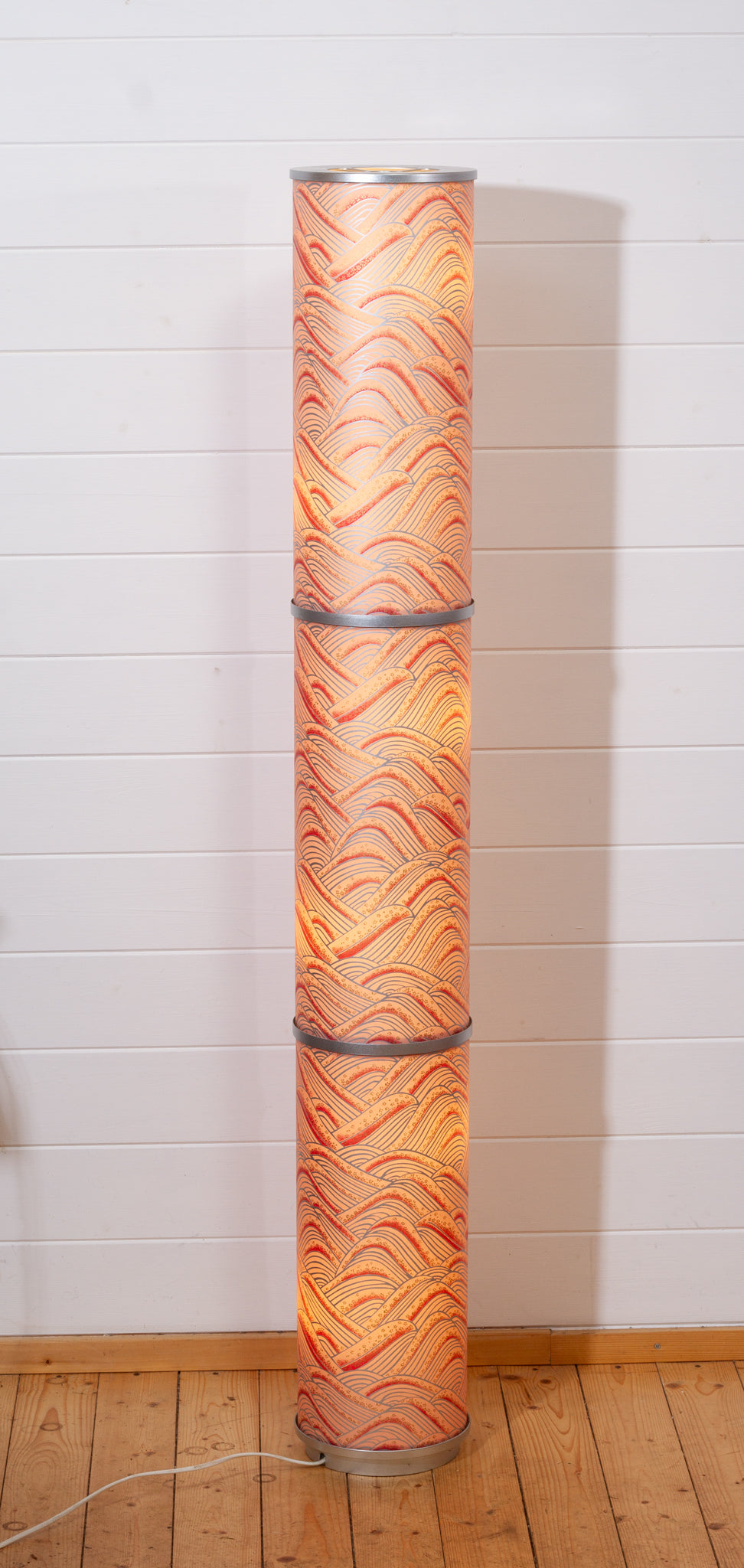 3 Panel Floor Lamp - W09 ~ Peach Hills, 20cm(d) x 1.4m(h)