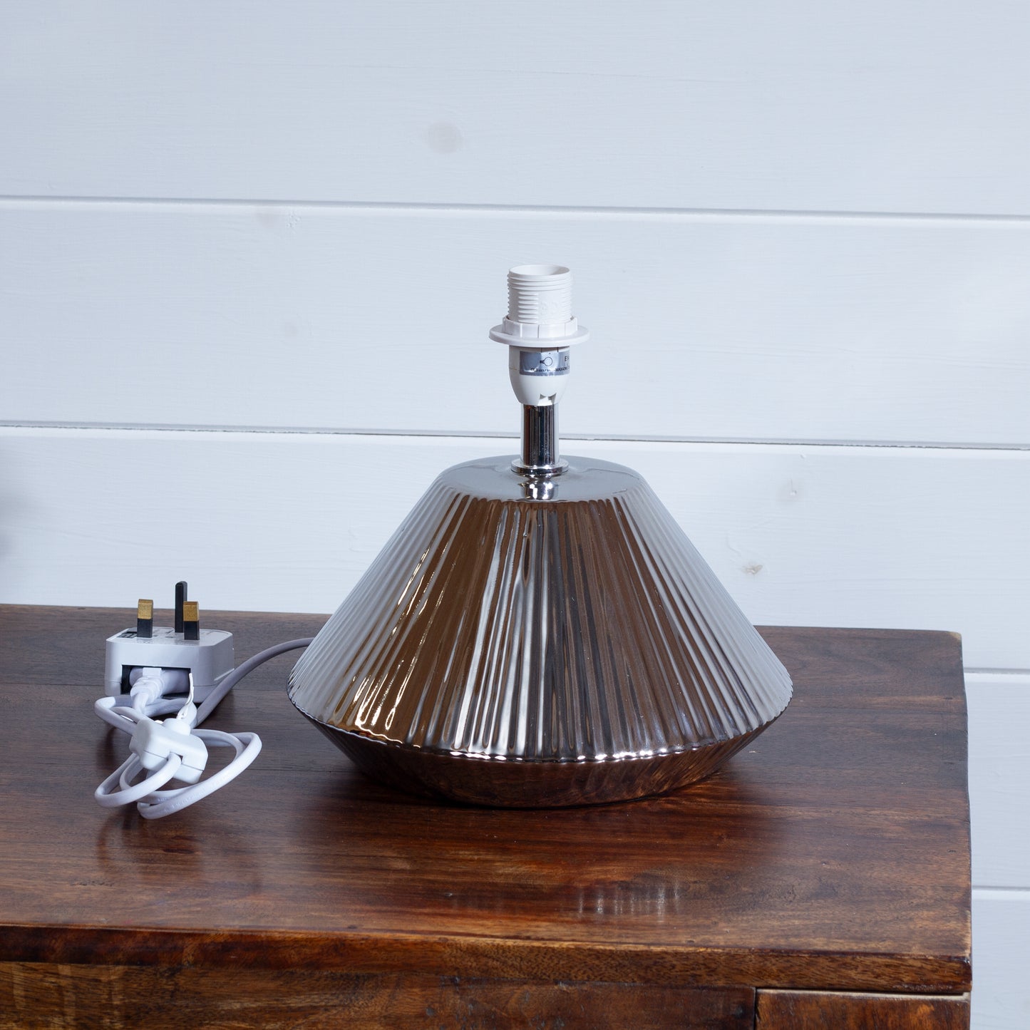 Cupcake Lamp Base with Conical Lamp Shade