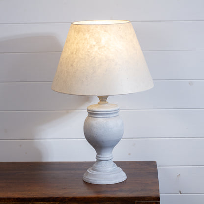 Urn Lamp Base with Conical Lamp Shade