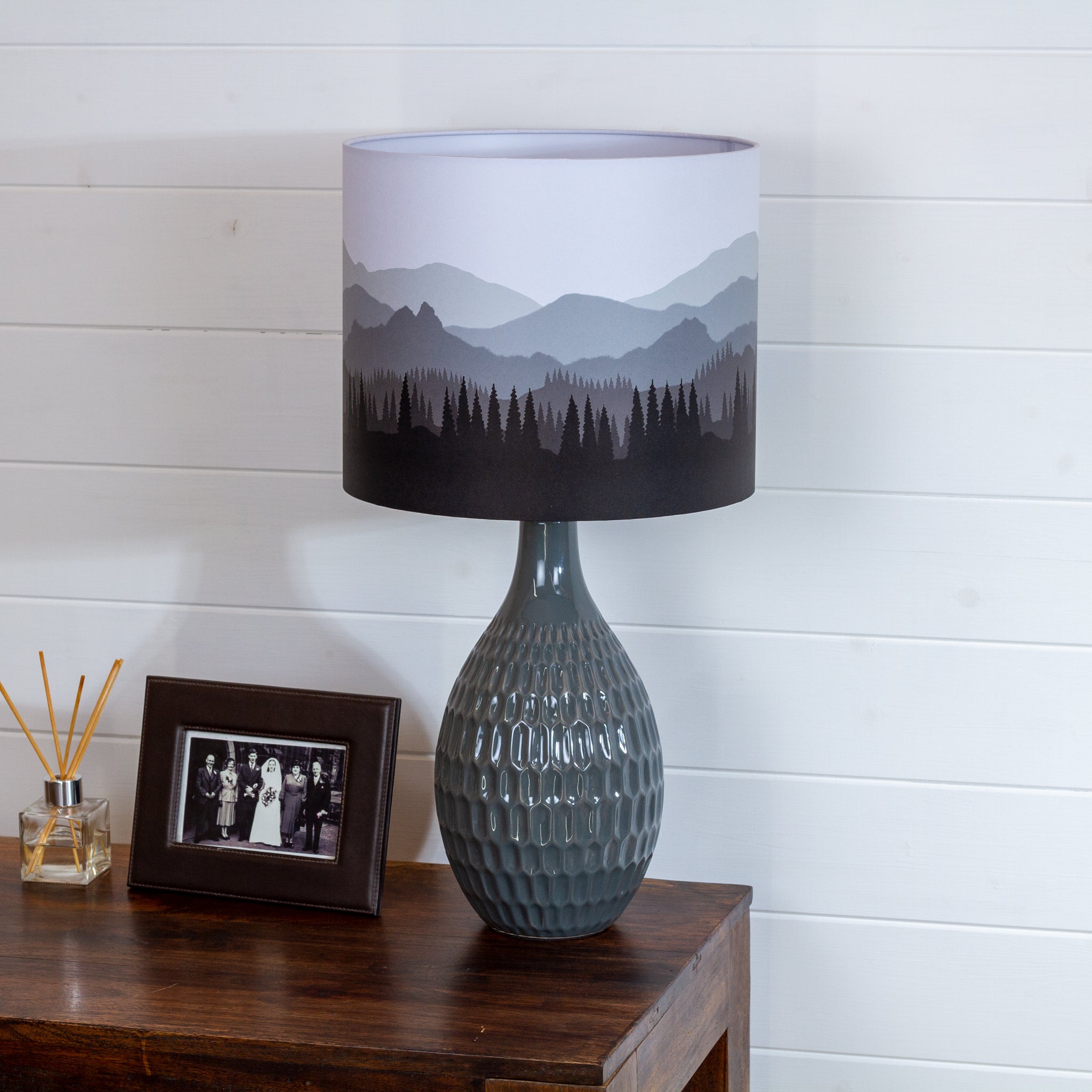 Charcoal grey 2024 table lamp