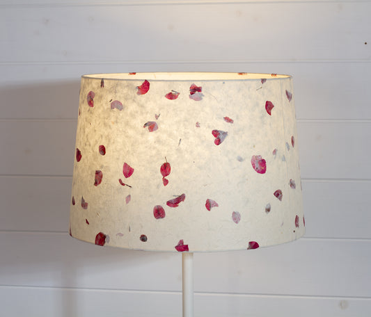 Conical Lamp Shade P33 - Rose Petals, 35cm(top) x 40cm(bottom) x 26cm(height)