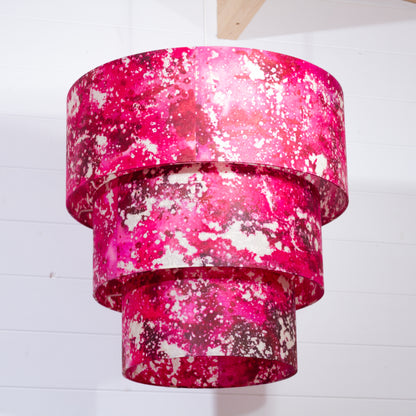 3 Tier Lamp Shade - B115 ~ Batik Salt Lake ~ 50cm, 40cm, 30cm