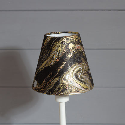 Clip on Lamp Shade - Short - B132 ~ Metallic Marble