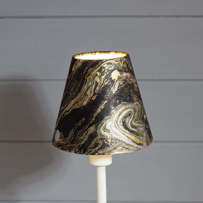 Clip on Lamp Shade - Short - B132 ~ Metallic Marble