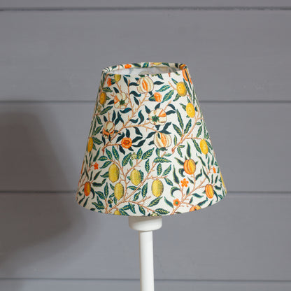 Clip on Lamp Shade - Short - F110 ~ William Morris Fruits Fabric