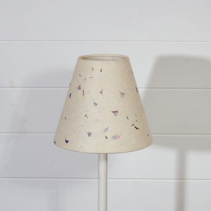 Conical Lamp Shade P34 - Cornflower Petals, 10cm(top) x 20cm(bottom) x 17cm(height)