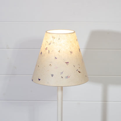 Conical Lamp Shade P34 - Cornflower Petals, 10cm(top) x 20cm(bottom) x 17cm(height)