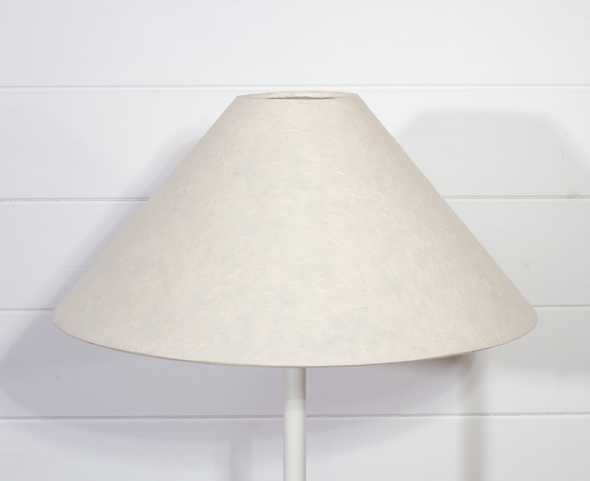 Conical Lamp Shade P54 Natural Lokta, 10cm(top) x 40cm(bottom) x 20cm(height)